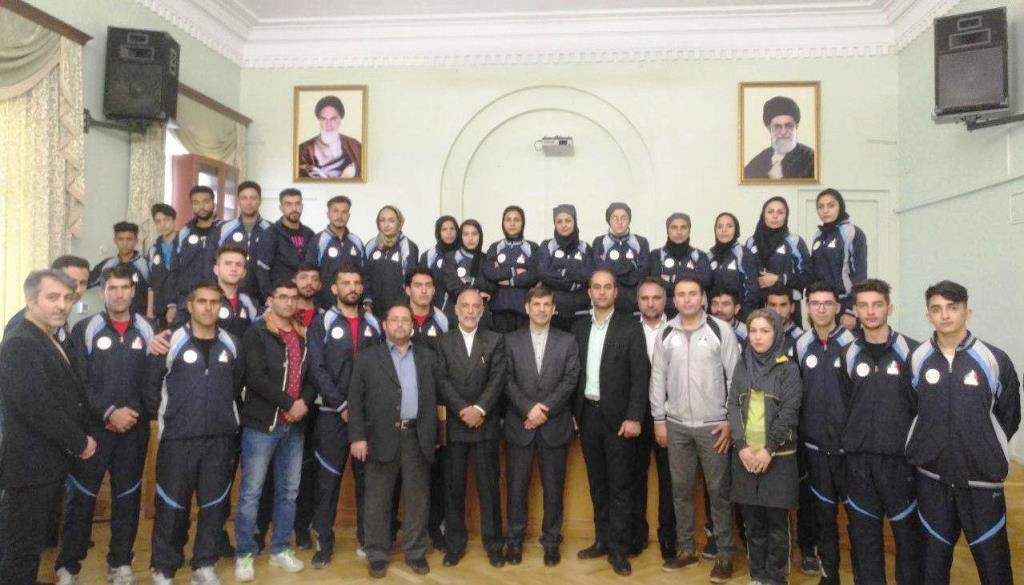 تیم کونگ فو ایران در مسابقات بین المللی ارمنستان اول شد