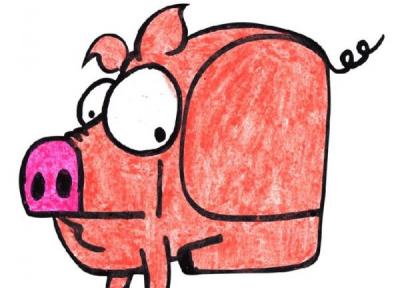 نقاشی خوک برای بچه ها؛ طرح هایی زیبا برای رنگ آمیزی
